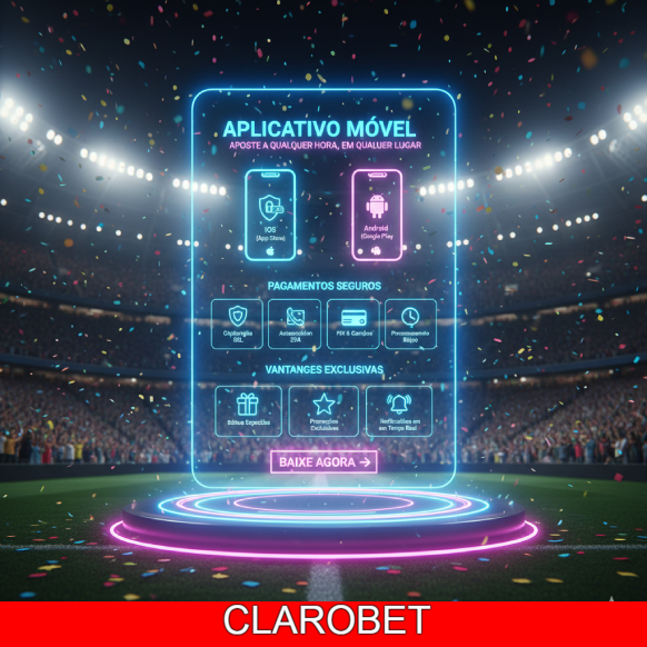 Baixe CLAROBET e reivindique bônus