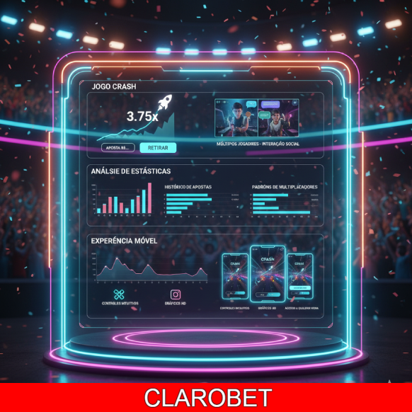 Jogue Crash e ganhe alto na CLAROBET!